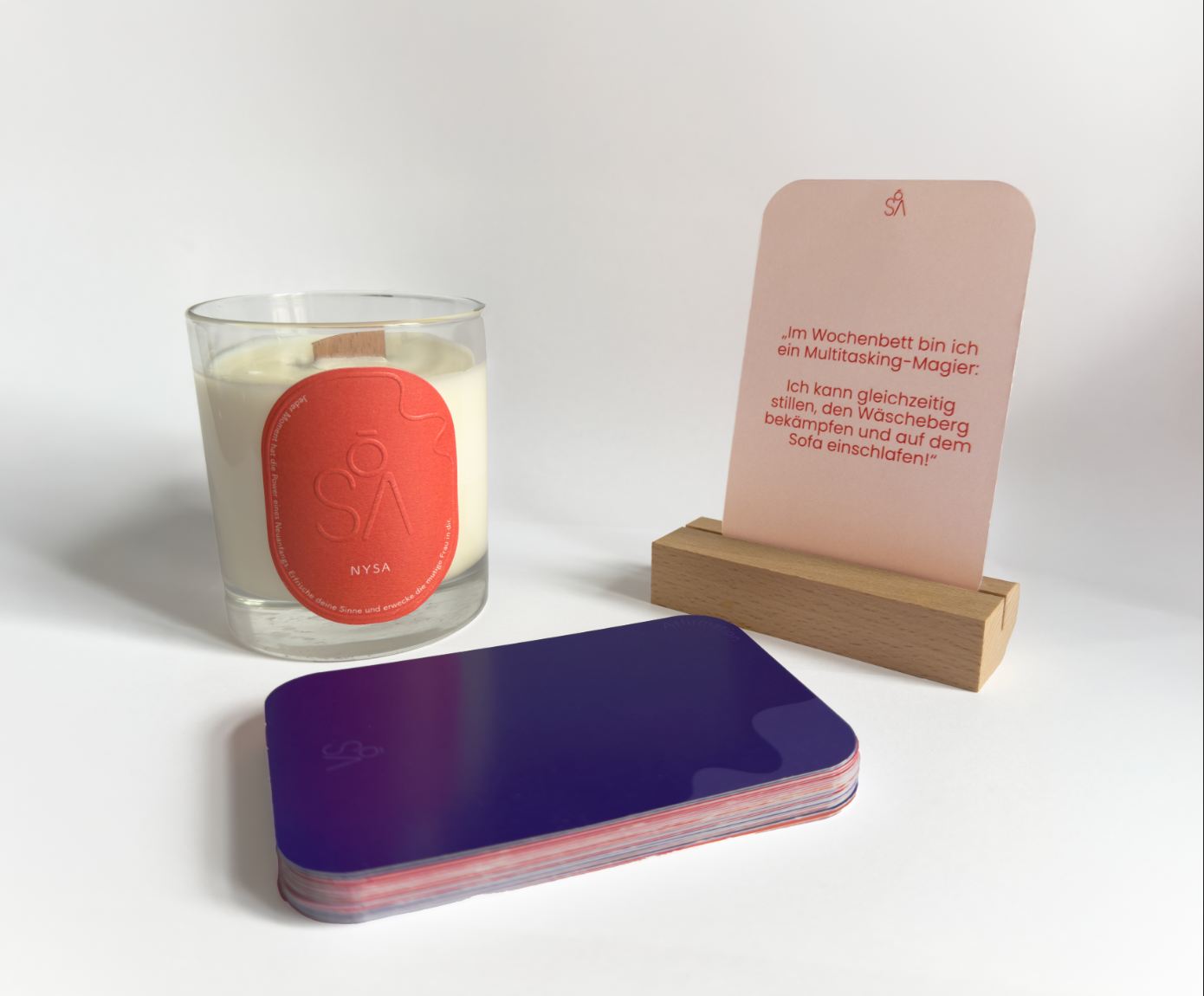 NYSA Candle + Toddler Card Set
